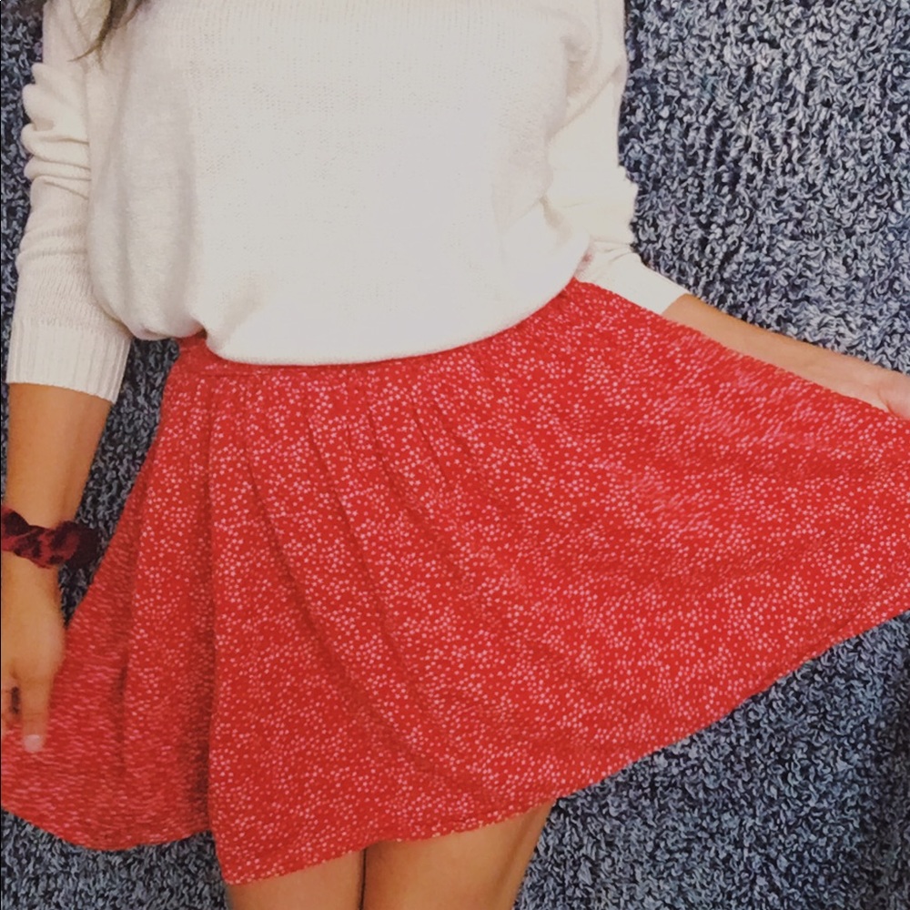 OLD NAVY RED STAR SKIRT
